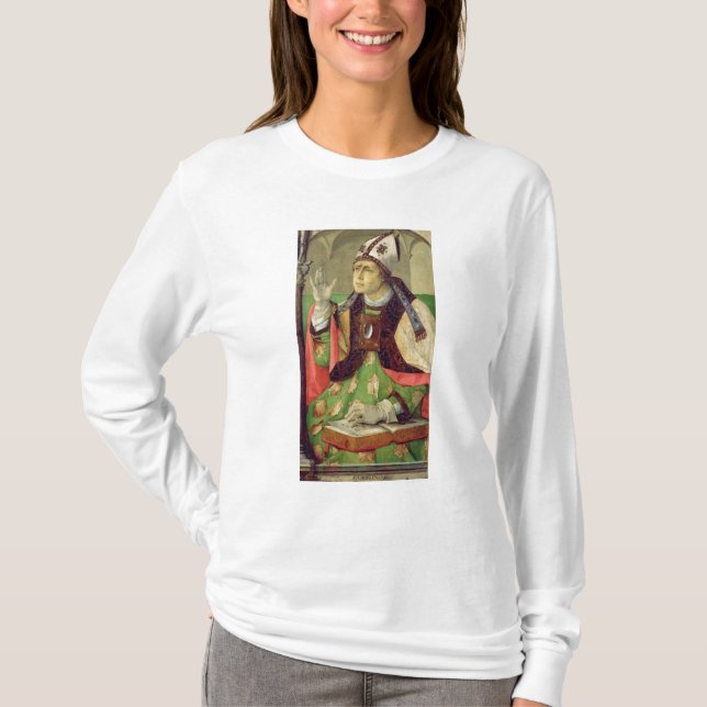 Camiseta Retrato de St Augustine, c.1475 (Frente)