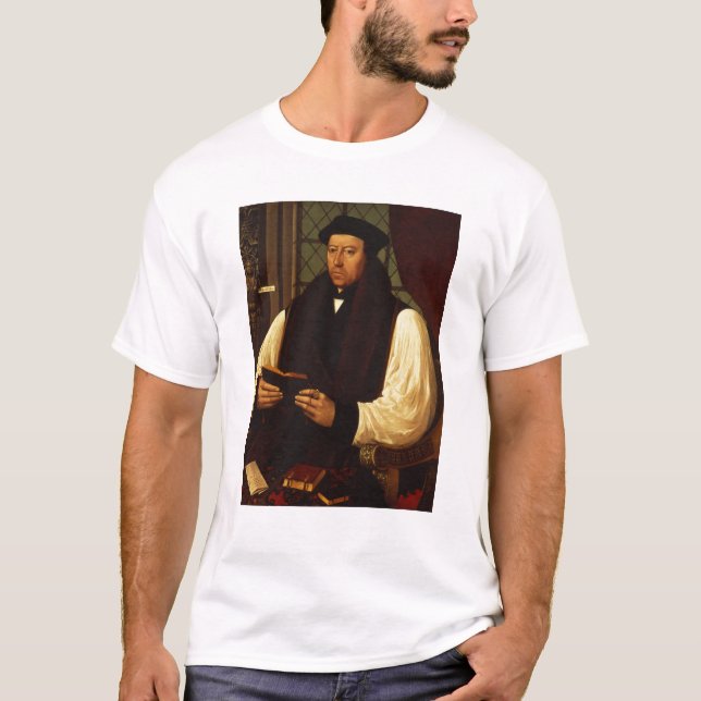 Camiseta Retrato de Thomas Cranmer 1546 (Frente)