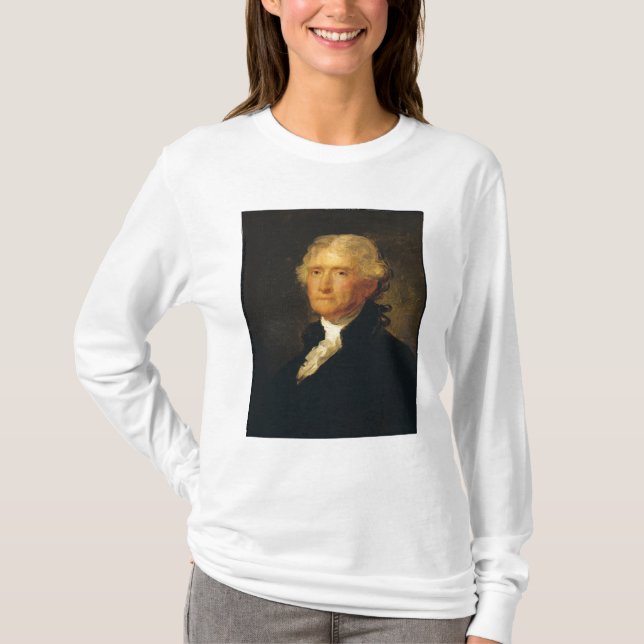 Camiseta Retrato de Thomas Jefferson (Frente)