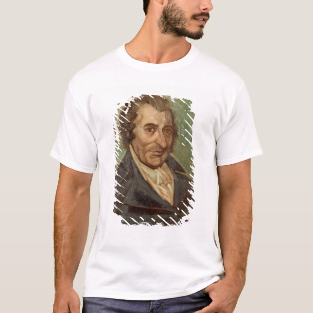 Camiseta Retrato de Thomas Paine (Frente)
