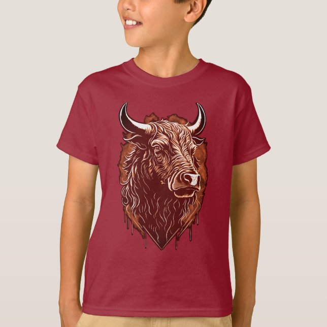 Camiseta Retrato de Touro (Frente)