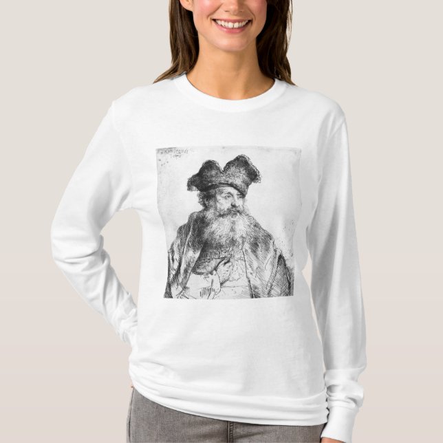 Camiseta Retrato de um ancião (Frente)