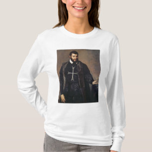 Camiseta Retrato de um cavaleiro da ordem de Malta