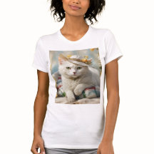 Retrato de um gato num chapéu.