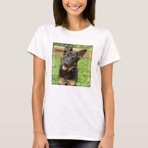Camiseta Retrato de um German shepherd
