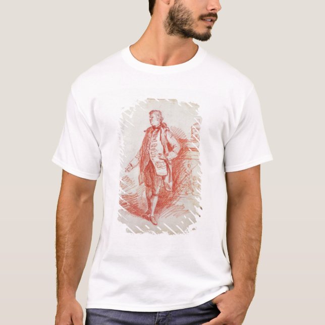 Camiseta Retrato de um homem, chamado Edward Gibbon (Frente)