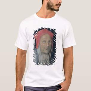 Camiseta Retrato de um homem farpado em Red Hat, 1520 (óle