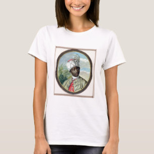 Camiseta Retrato de um homem novo (w/c e bodycolour no vel