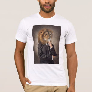 Camiseta Retrato de um leão