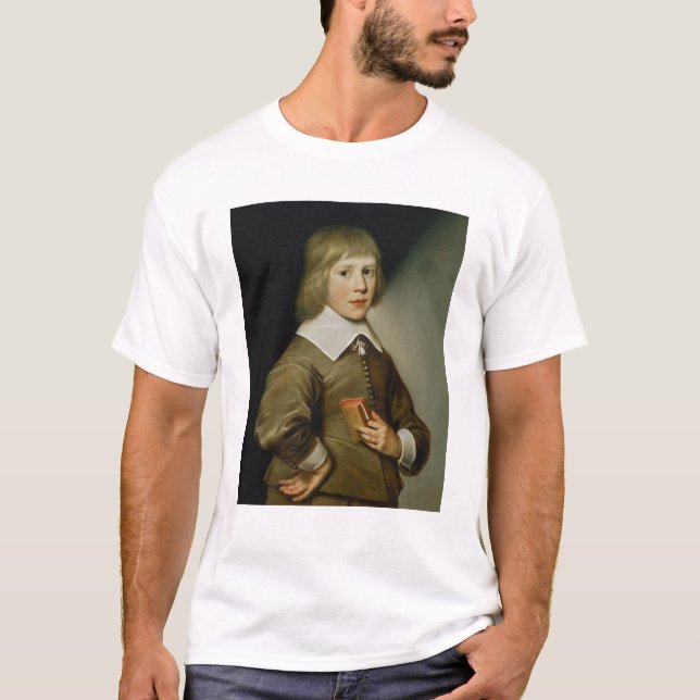 Camiseta Retrato de um menino (Frente)