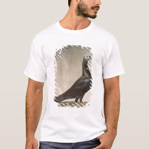 Camiseta Retrato de um pombo de portador