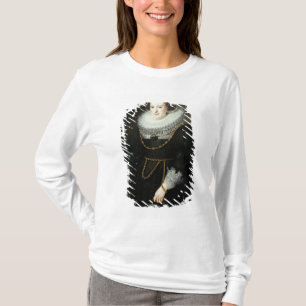Camiseta Retrato de uma menina, envelhecido 18
