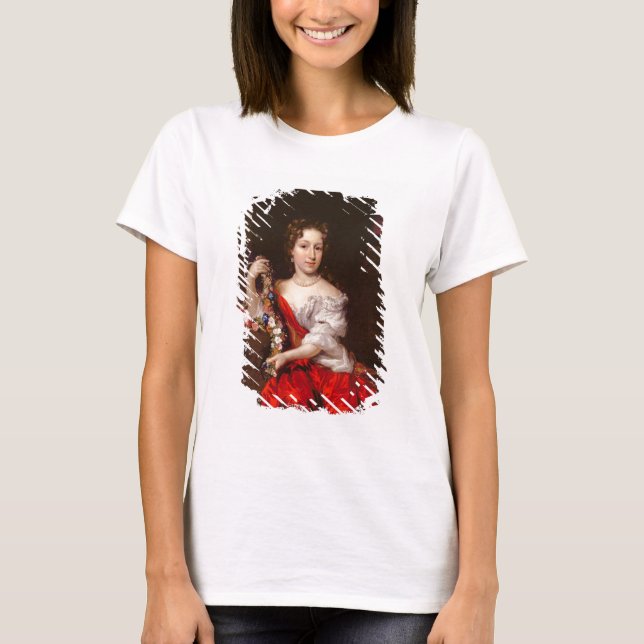 Camiseta Retrato de uma moça (óleo na canvas) (Frente)