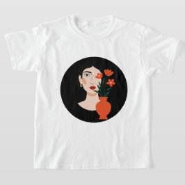 Camiseta Retrato de uma mulher