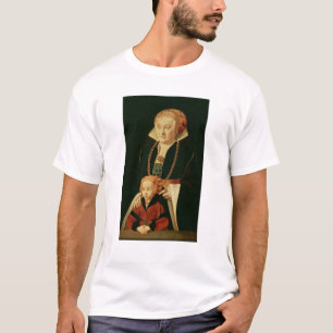 Camiseta Retrato de uma mulher com sua filha