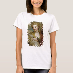 Camiseta Retrato de uma mulher como St. Agnes, tradicional
