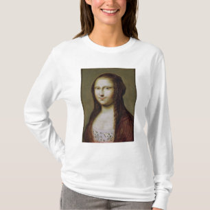 Camiseta Retrato de uma mulher inspirada pela Mona Lisa