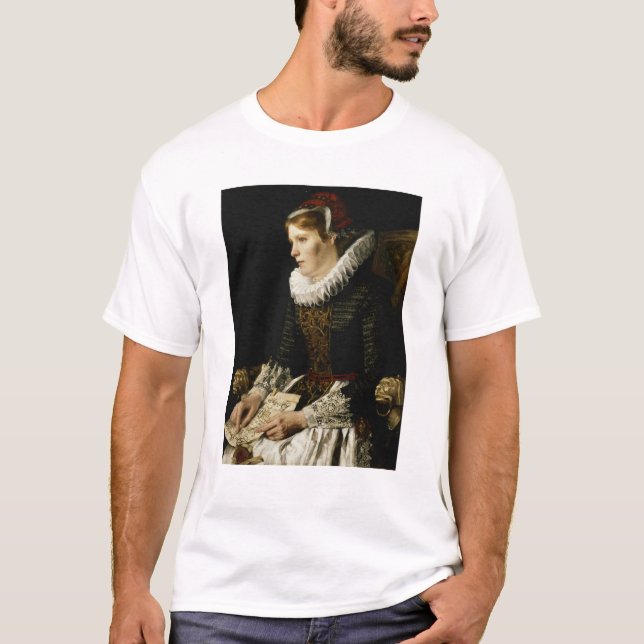 Camiseta Retrato de uma mulher nobre (Frente)