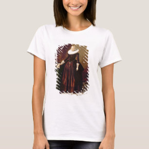 Camiseta Retrato de uma senhora (óleo no painel)
