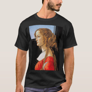 Camiseta Retrato de uma Senhora, Sandro Botticelli