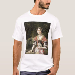 Camiseta Retrato de uma senhora Vestir-se um vestido