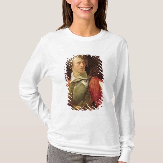Camiseta Retrato de Vladimir Samoylov como Hamlet (Frente)