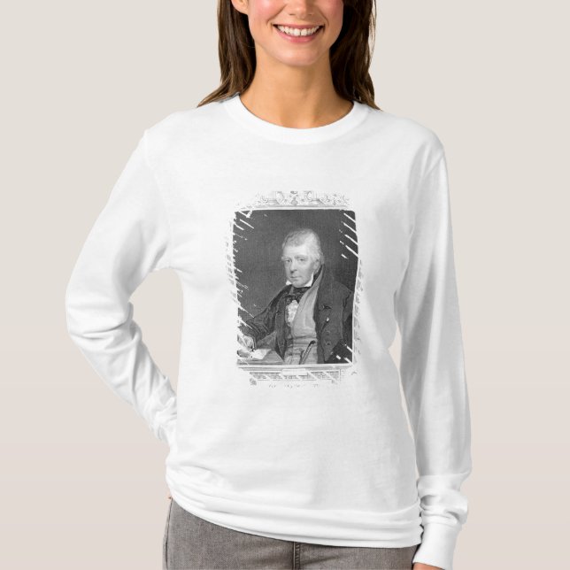 Camiseta Retrato de Walter Scott (Frente)