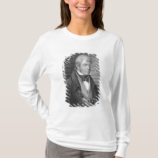 Camiseta Retrato de Walter Scott (Frente)