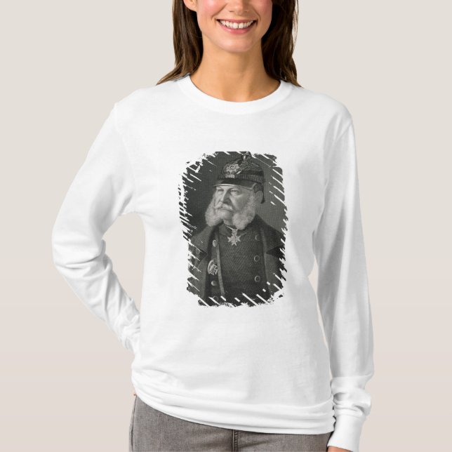 Camiseta Retrato de William mim rei de Prússia (Frente)