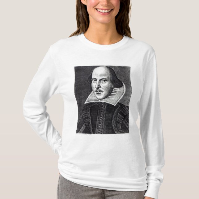 Camiseta Retrato de William Shakespeare (Frente)