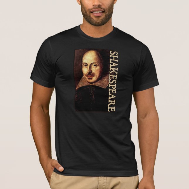 Camiseta Retrato de William Shakespeare (Frente)