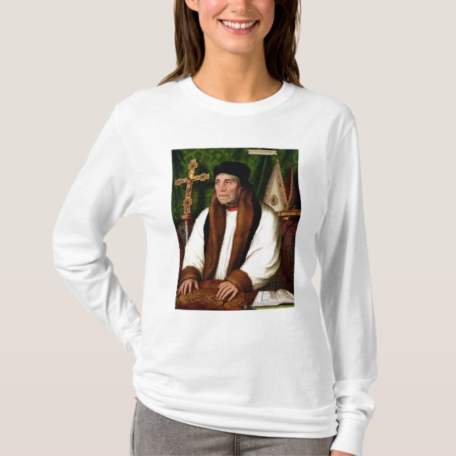 Camiseta Retrato de William Warham (Frente)