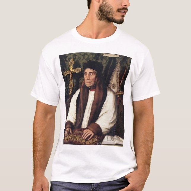 Camiseta Retrato de William Warham (Frente)