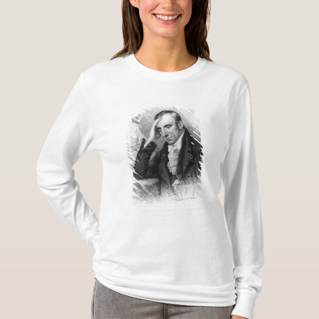 Camiseta Retrato de William Wordsworth (Frente)