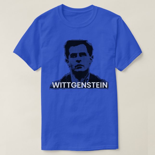 Camiseta Retrato de Wittgenstein (Frente do Design)