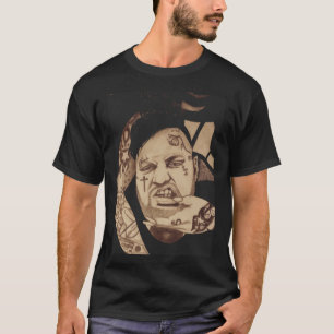 Camiseta Retrato Desenhado Da Mão Da Geleia