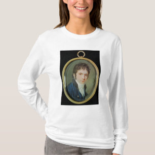 Camiseta Retrato diminuto de Ludwig van Beethoven, 1802