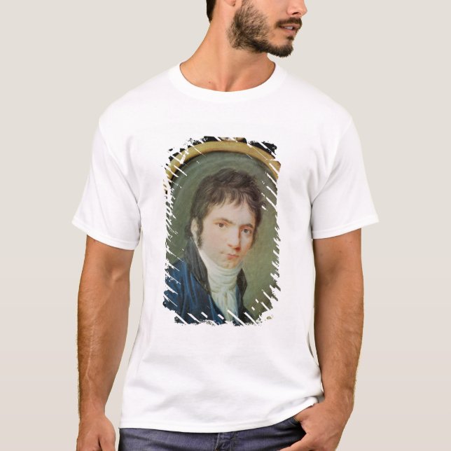 Camiseta Retrato diminuto de Ludwig van Beethoven, 1802 (Frente)