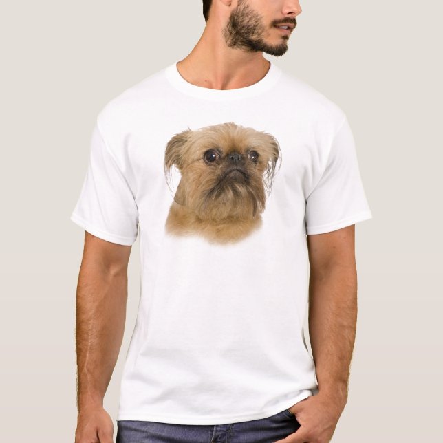 Camiseta Retrato do brux de Griffon (Frente)