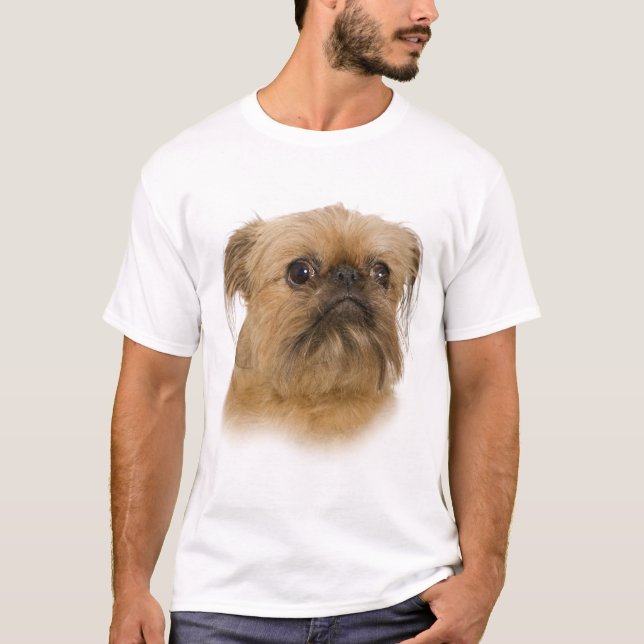 Camiseta Retrato do brux de Griffon (Frente)