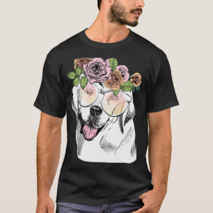 Camiseta Retrato Do Cachorro Do Labrador Retriever Scoop
