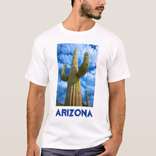 Camiseta Retrato do cacto Saguaro, Arizona