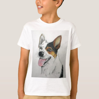 Camiseta Retrato do cão, por Jim Ott
