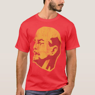 Camiseta retrato do cccp de Vladimir Lenin
