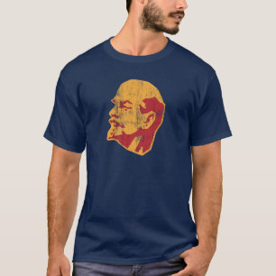 Camiseta retrato do cccp de Vladimir Lenin