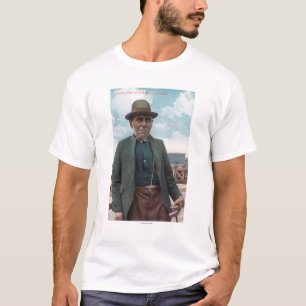 Camiseta Retrato do chefe de Siwash da discussão do forte