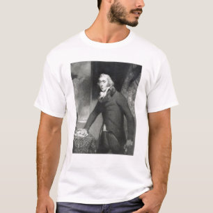 Camiseta Retrato do cinza de Charles, cinza do conde