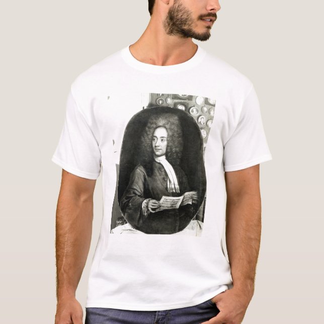 Camiseta Retrato do compositor Tomaso Giovanni (Frente)