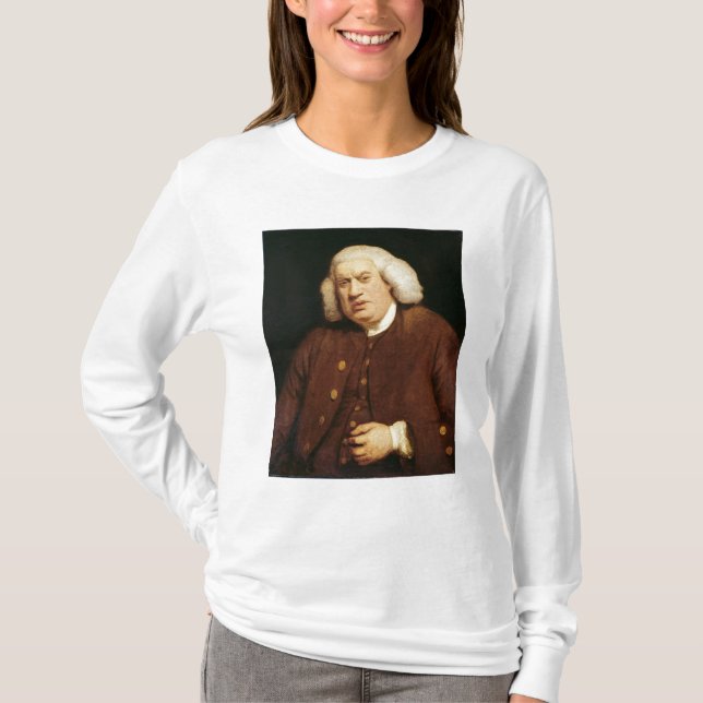 Camiseta Retrato do Dr. Samuel Johnson (Frente)