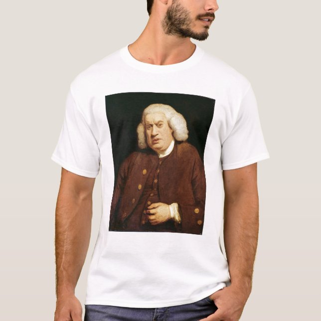 Camiseta Retrato do Dr. Samuel Johnson (Frente)